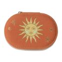 Terracotta Sun Oval Jewellery Case 