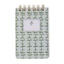 Designworks Ink Tulip Twin Wire Notepad - Green Vine