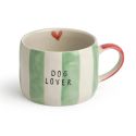 Belly Button Stripe Mug - Dog Lover