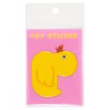 Greeting Life Puffy Toy Sticker - Duck