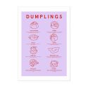 East End Dumpling Menu A3 Print