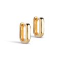 ENAMEL Copenhagen Square Hoop Earrings - Gold