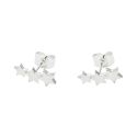Estella Bartlett Star Crawler Silver Stud Earrings