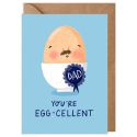 Egg-cellent Boiled Egg Father's Day Card