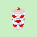 Eleanor Bowmer Lips Storage Jar