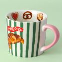 Eleanor Bowmer Oooh La La Croissant Mug