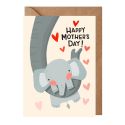 Mum & Baby Elephant Mother's Day Card