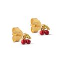 ENAMEL Copenhagen Red Cherry Stud Earrings