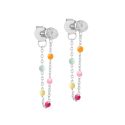 ENAMEL Copenhagen Rainbow Lola Earrings Silver
