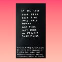 David Shrigley Everything Is Good Keyring