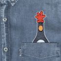 Pawprint Family Aardman Feathers McGraw Head Sew On Patch