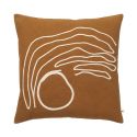 Ferm Living Jot Cushion - Aged Gold