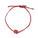 Flower Friendship Band - Wine