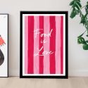 Floh Food is Love Print - A3