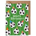 Football Party Birthday Card