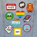 These Are Things Iron-On Patch - Free Spirit
