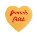 Silver Spider Sticker - French Fries