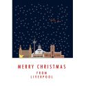 Merry Christmas From Liverpool Card