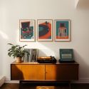 Vinyl Record Player Print