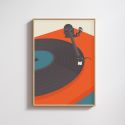 Vinyl Record Player Print