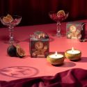 Zesty Lemons Set of 2 Tea Lights Gingerbread - Gingerbread
