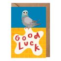 Good Luck Pigeon Card
