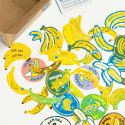 Haco Box of Stickers - Bananas
