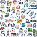 Haco Box Of Stickers - Japanese Culture 