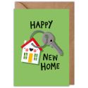 Happy New Home House Keys Card
