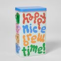 Wrap Coffee Tin - Happy Nice Brew Time