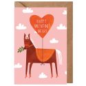 Neigh Valentines Card