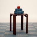 HAY Barro Plate Set of 2 - Dark Blue 24cm