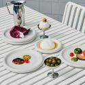 HAY Barro Plate Set of 2 - Off White 24cm