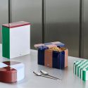 HAY Tin Container - Medium - Brown & Midnight Blue