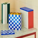 HAY Tin Container - Large - Blue & Off White