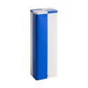 HAY Tin Container - Slim - Blue and Off-white