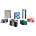 HAY Tin Container - Small - Dark Blue & Lavender