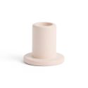 HAY Tube Candleholder Concrete - Light Pink