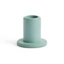 HAY Tube Candleholder Concrete - Emerald Green