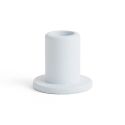 HAY Tube Candleholder Concrete - Light Blue