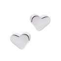 Silver Stud Earrings - Hearts