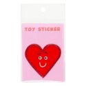 Greeting Life Puffy Toy Sticker - Heart
