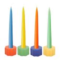 Helio Ferretti Flower Candle Holder - Orange
