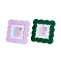 Helio Ferretti Petal Photo Frame 10x10cm - Violet