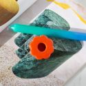 Helio Ferretti Flower Candle Holder - Orange