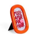 Helio Ferretti Organic Oval Photo Frame 10x15cm - Orange