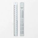 Hightide Aluminium White Ruler