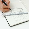 Hightide Aluminium White Ruler