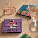 HiJinx Set of 4 Coasters - The Cat Lover