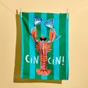 HiJinx Tea Towel - Lobster Cin Cin